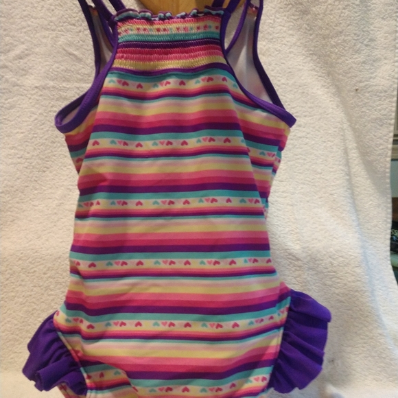 J. Khaki Girls one piece swimsuit Size 4 - Picture 2 of 2